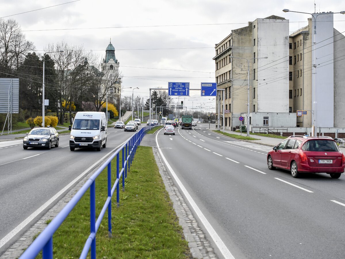 Současný stav ulice Bohumínská